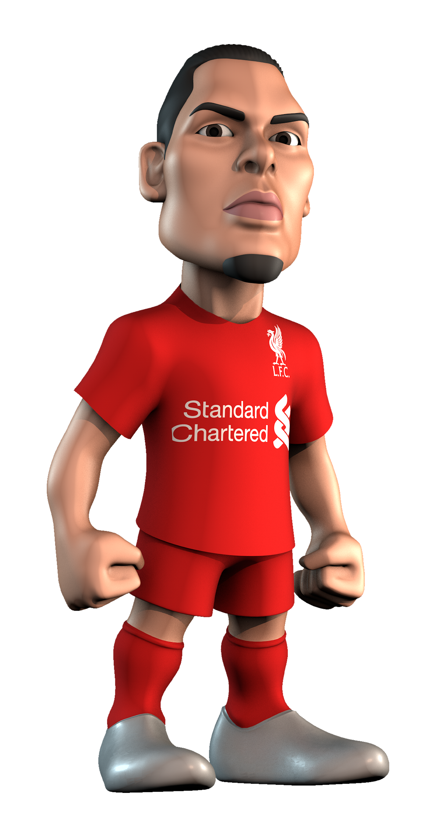 Minix 足球人偶12cm 球星擺件模型 - LFC 利物浦- Van Dijk 雲迪積克