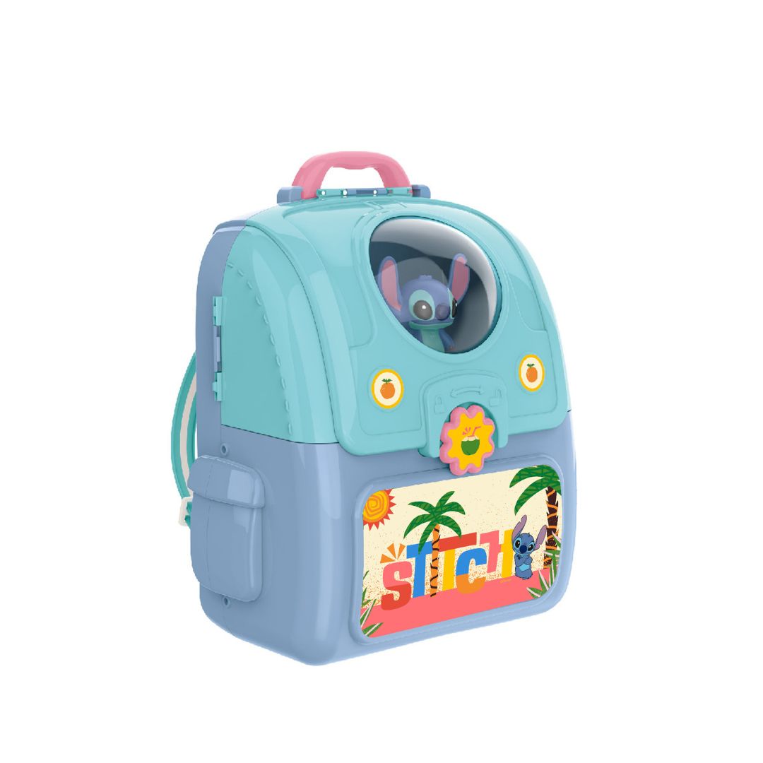 迪士尼 史迪仔 廚房玩具背包套裝