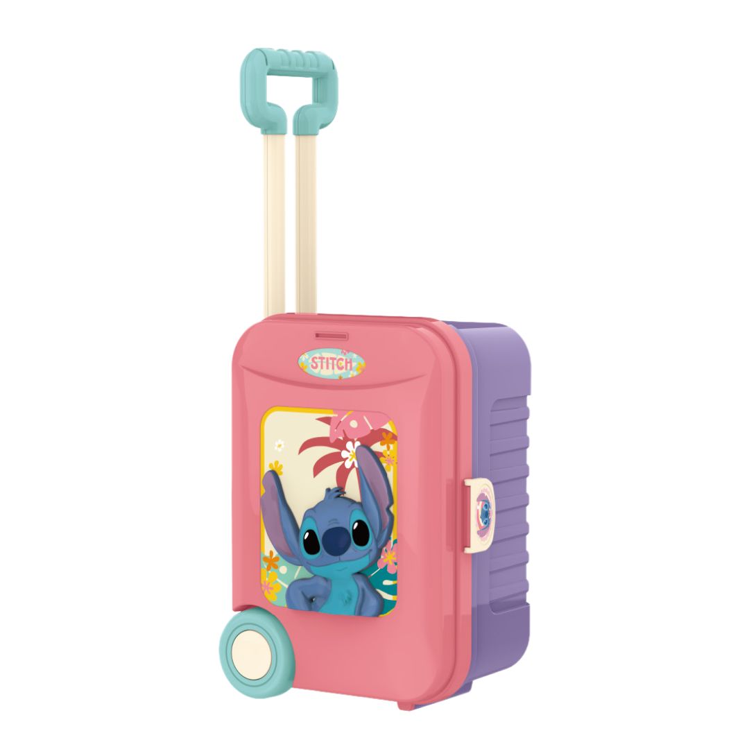 迪士尼 史迪仔 化妝玩具行李箱套裝