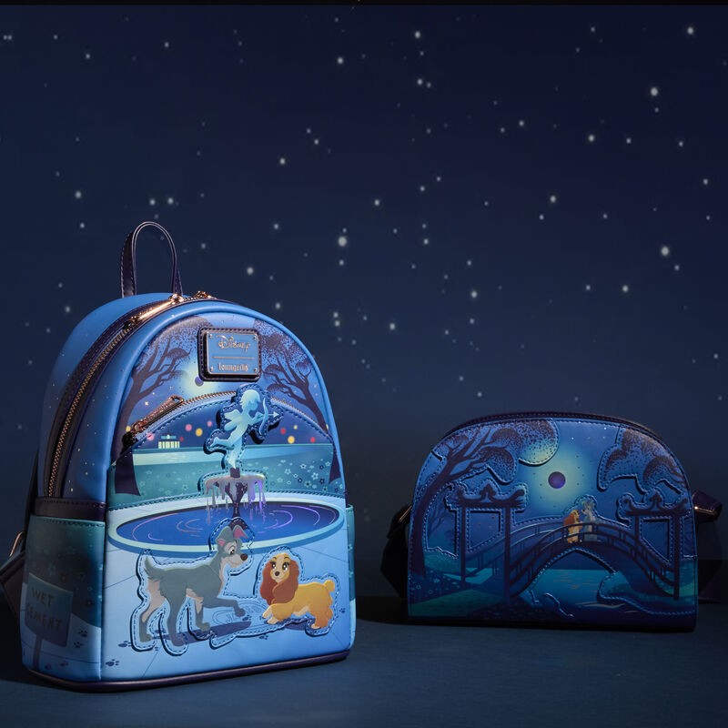 Loungefly 迪士尼小姐與流氓70週年迷你背囊