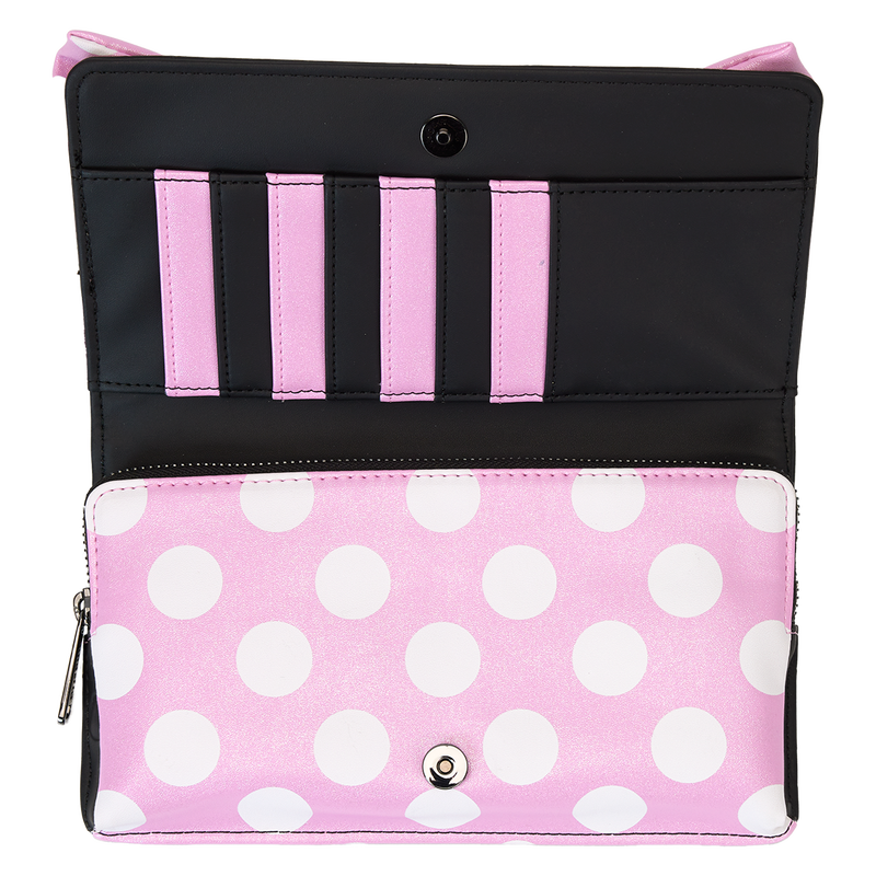 Loungefly 迪士尼米妮花花斜孭袋