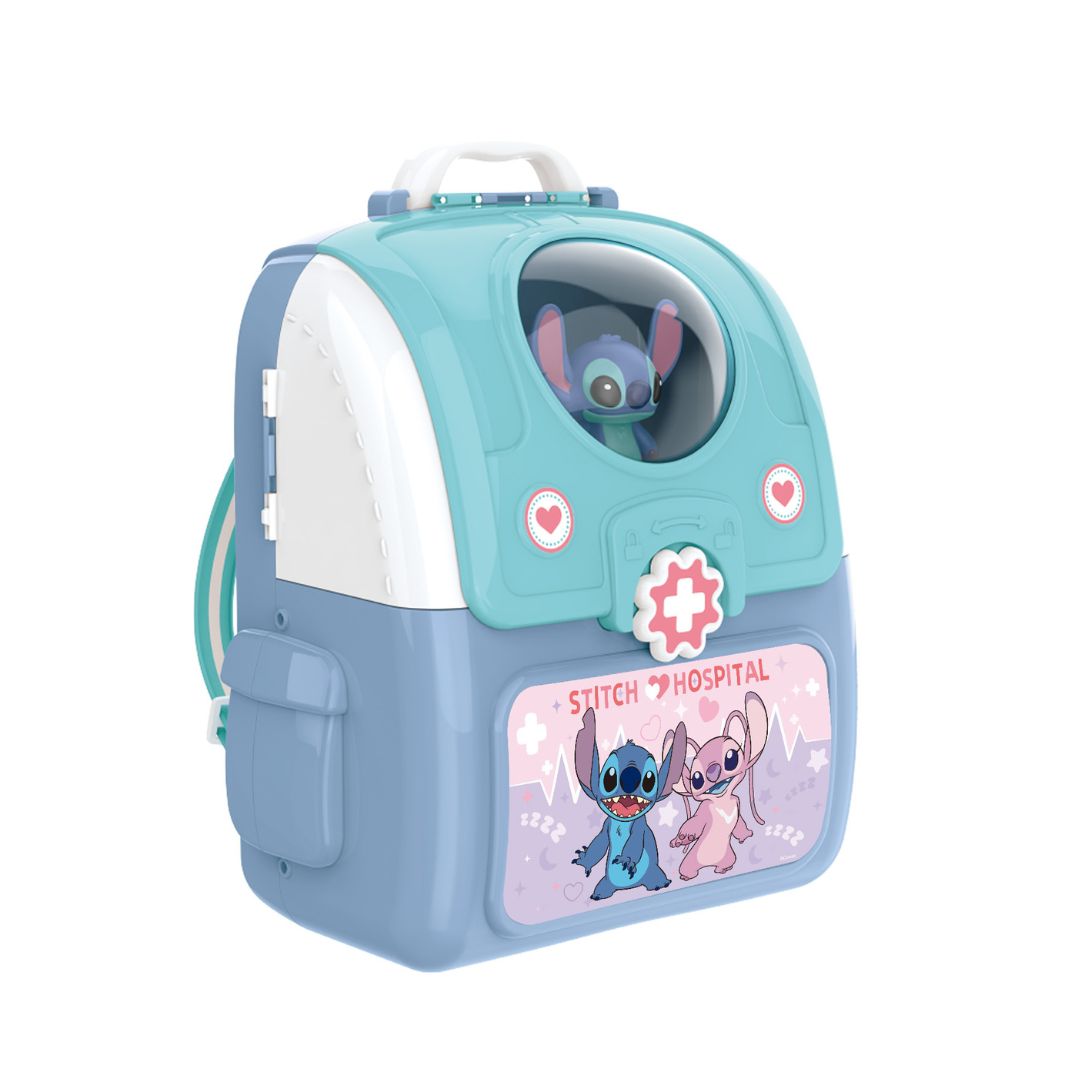 迪士尼 史迪仔 醫療玩具背包套裝