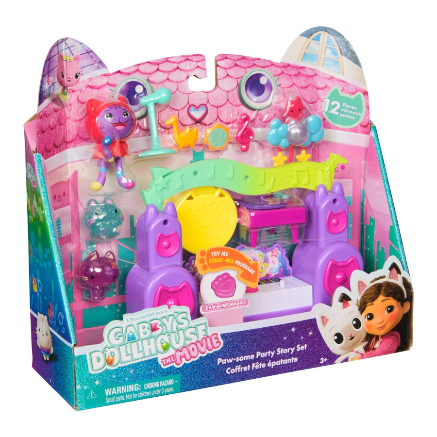 Gabby's Dollhouse 蓋比的娃娃屋 電影版 PAW-SOME 派對故事套裝