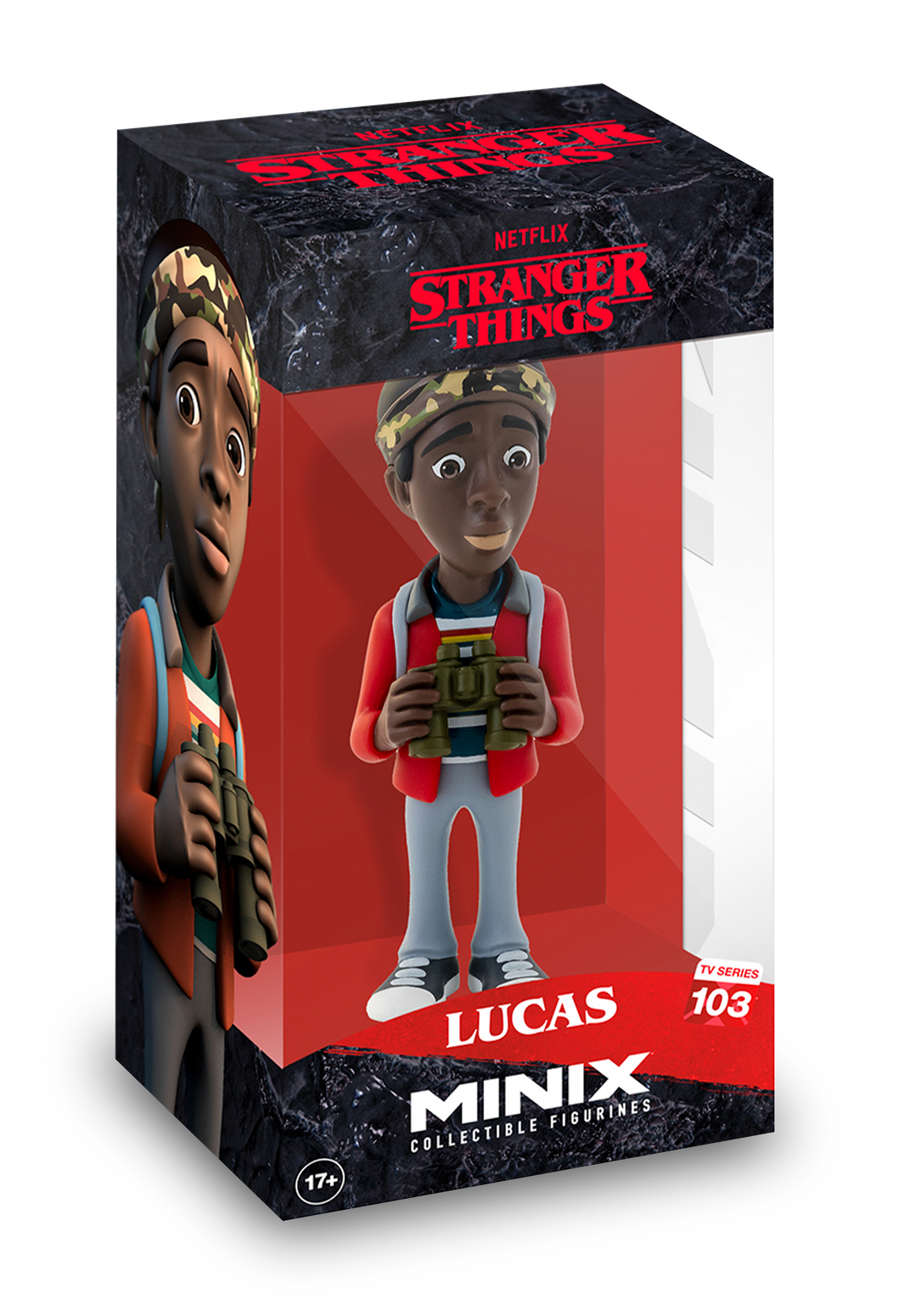 Minix 收藏人偶12cm 名人擺件模型 - Stranger Things怪奇物語 - Lucas 路卡斯