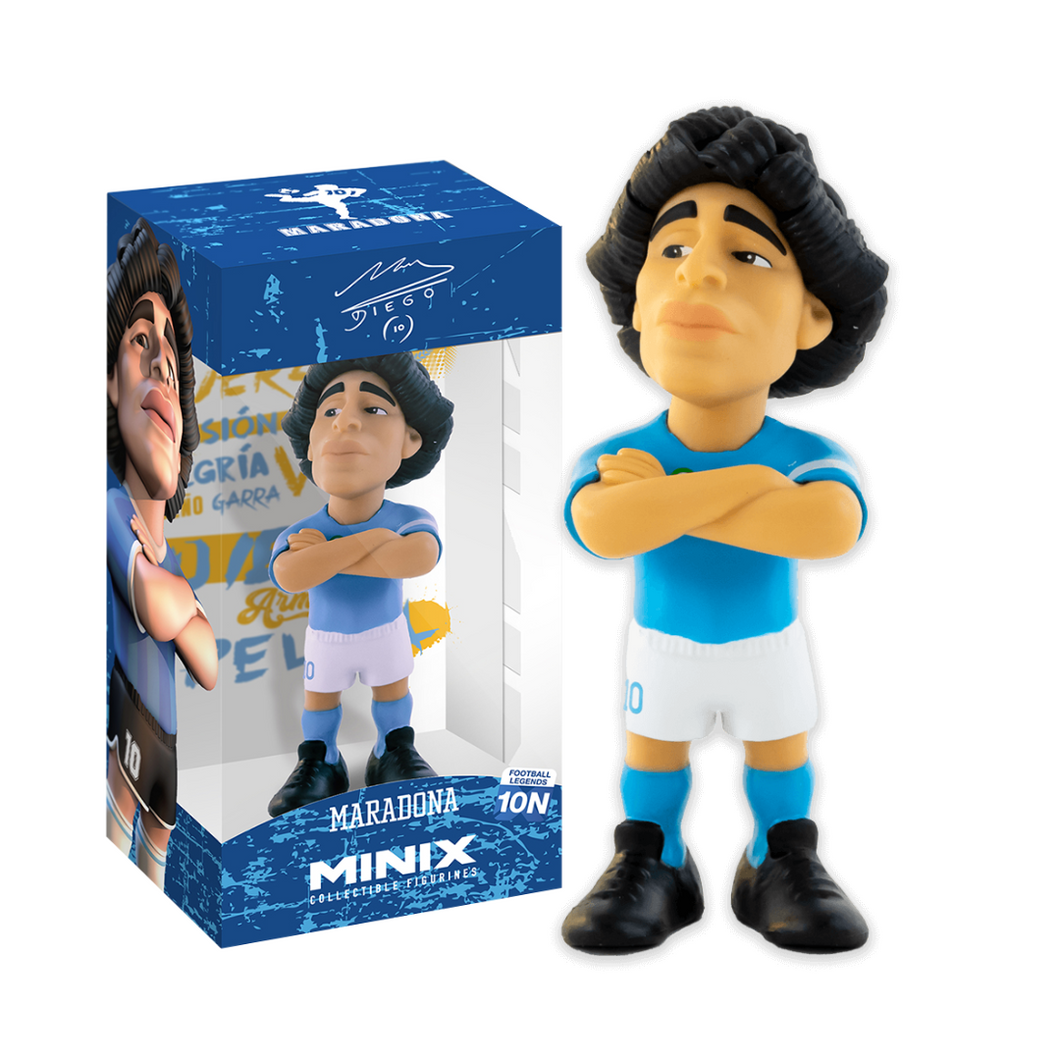 MINIX 12cm 足球人偶收藏模型 - MARADONA - Napoli拿坡里