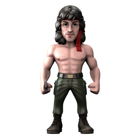 MINIX 12cm 收藏人偶模型 - 第一滴血II - Rambo (Sylvester Stallone)