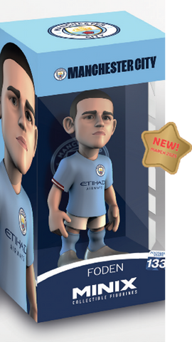 Minix 足球人偶12cm 球星擺件模型 - Manchester City (MC) 曼城 - Foden 科頓