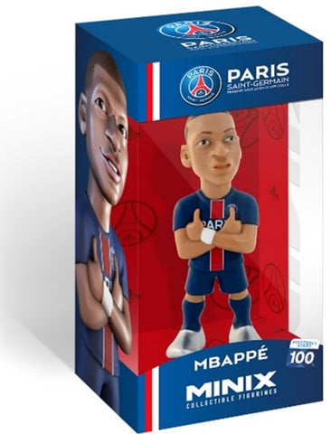 Minix 足球人偶12cm 球星擺件模型 - PSG 巴黎聖日耳門 - Mbappe 麥巴比