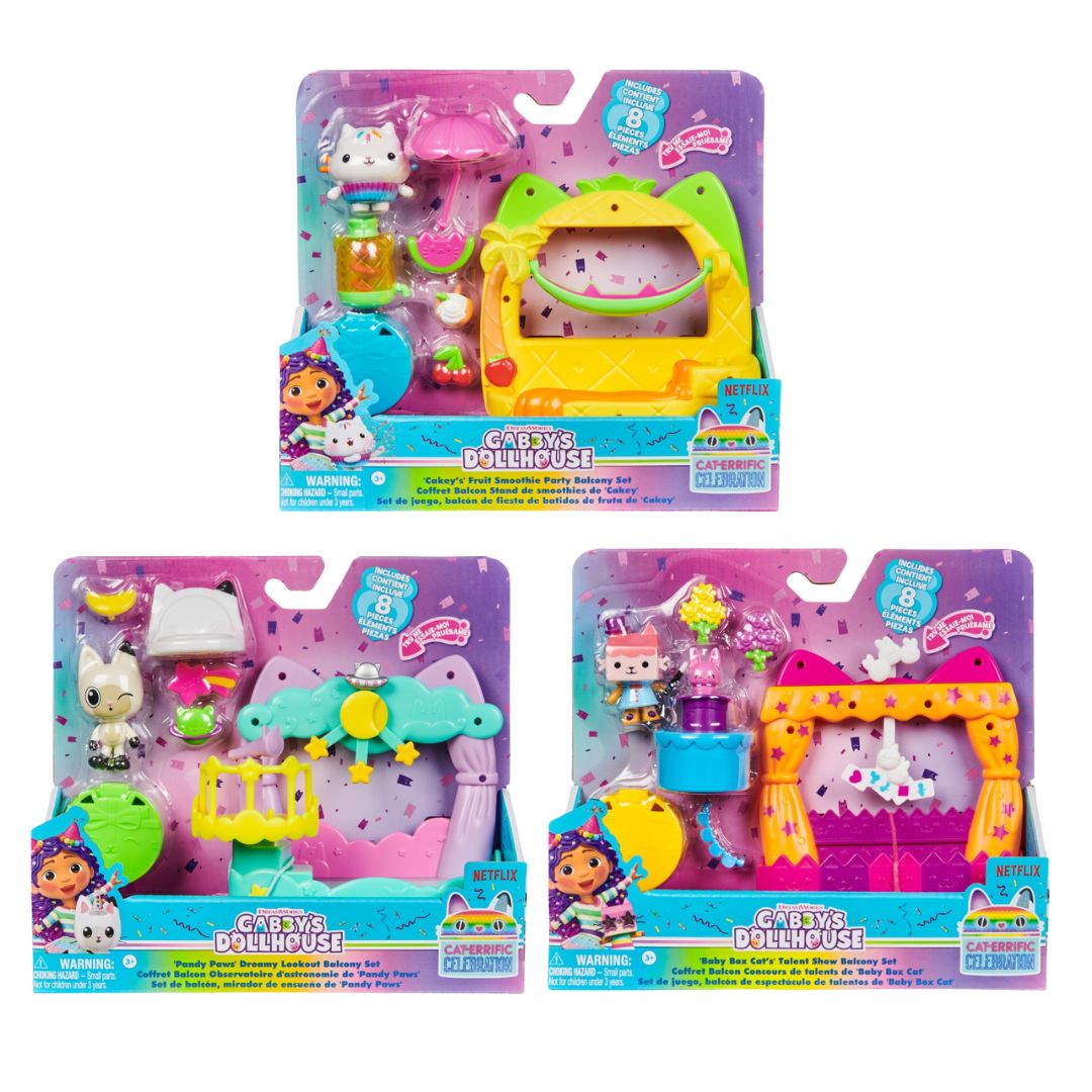 Gabby's Dollhouse 蓋比的娃娃屋 陽台組合套裝 (隨機發貨)