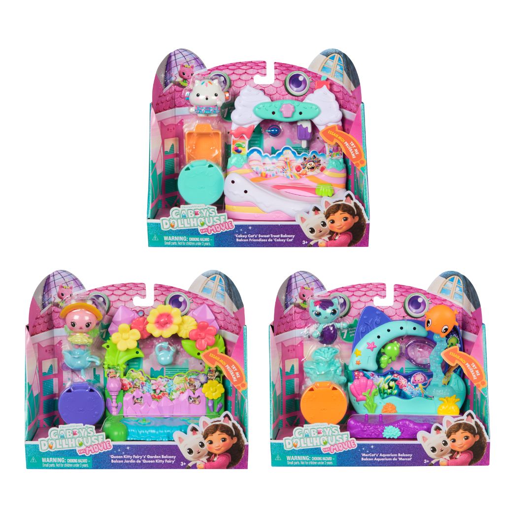 Gabby's Dollhouse 蓋比的娃娃屋 電影版 陽台組合套裝 (隨機發貨)