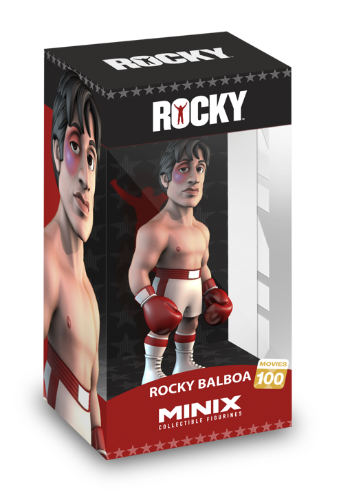 Minix 收藏人偶12cm 名人擺件模型 - Rocky 電影洛奇 - 洛奇