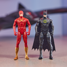 將圖片載入圖庫檢視器 DC 英雄 The Flash Movie 閃電俠 4&quot; Batwing 蝠翼戰機 &amp; 閃電俠,蝙蝠俠 可動人偶
