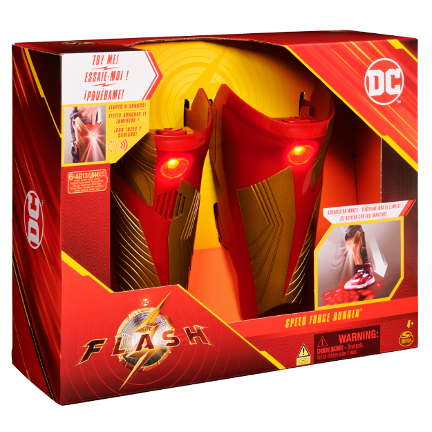 DC The Flash Movie 閃電俠神速力發光套裝 (Speed Force Runner 護膝 )