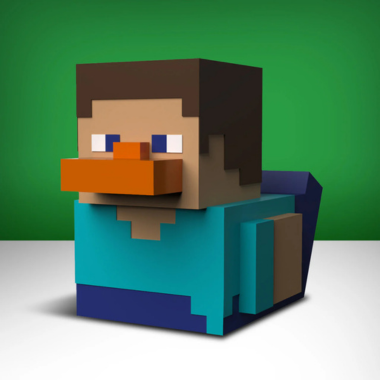 Tubbz Minecraft Steve 中型鴨公仔 First Edition