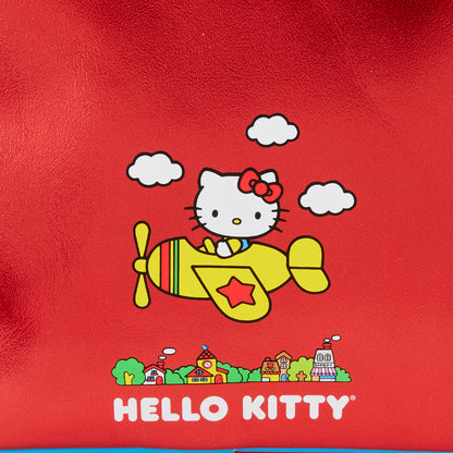 Loungefly Hello Kitty 50週年錢包口金夾銀包造型迷你背包