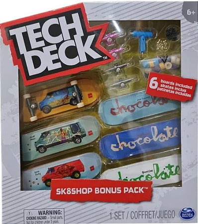 Tech Deck 手指滑板 6件套裝