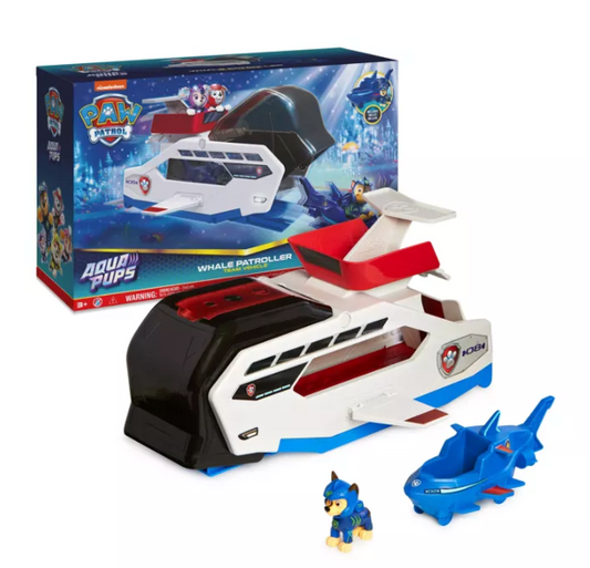 Paw Patrol - Paw Patrol Aqua Pups+ Whale Patrol Ship