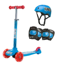 Load image into Gallery viewer, IGNITE GLIDE Scooter 3 Wheel Combo Blue
