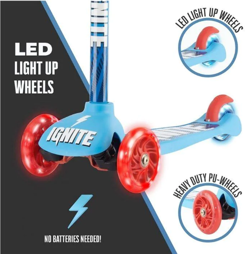 IGNITE GLIDE 滑板車 3 輪組合裝藍色