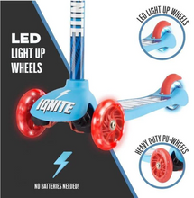 Load image into Gallery viewer, IGNITE GLIDE Scooter 3 Wheel Combo Blue
