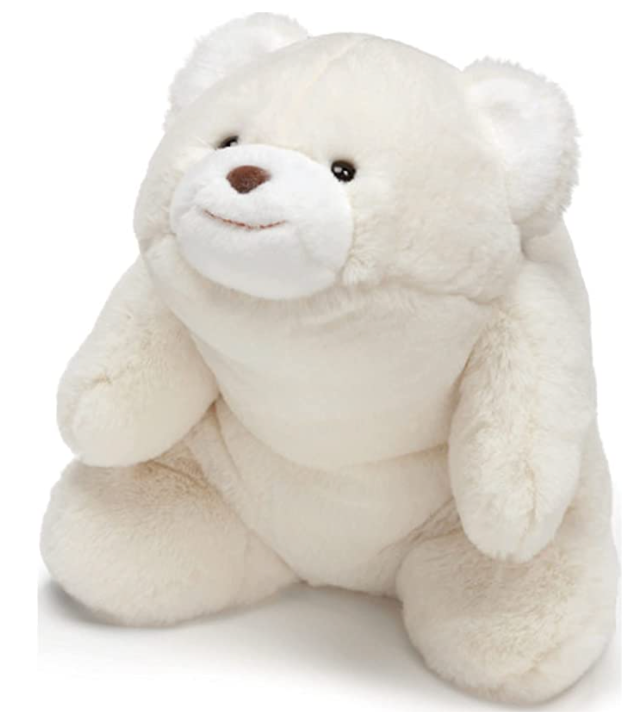 GUND 6055491 Polar Bear Snuffles White 10"