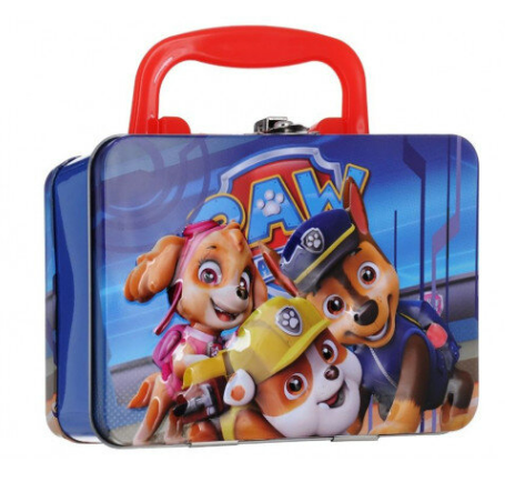Cardinal Paw Patrol - Paw Patrol Great Contribution Small Portable Tin Box Double Combination Puzzle 24 Pieces