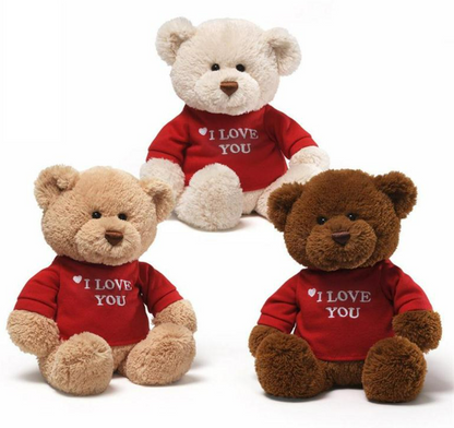 GUND -  I Love You 12" Bear 小熊公仔