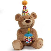Load image into Gallery viewer, GUND - Gund Birthday Bear Voice Plush
