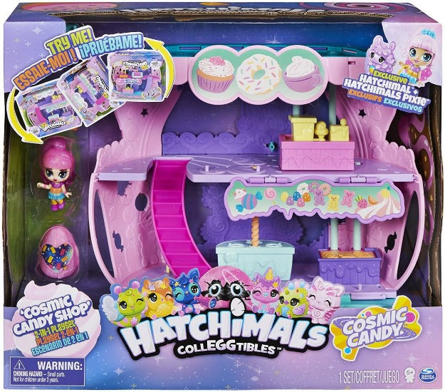 Hatchimals Mini Pet Egg Season 8 Cosmic Candy Collection Sweet Candy House Set