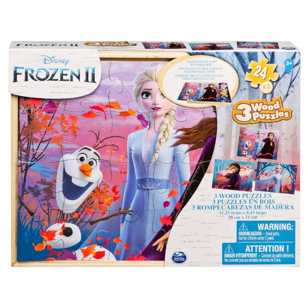 Cardinal Disney Frozen II Wood Puzzle 3 x 24pc