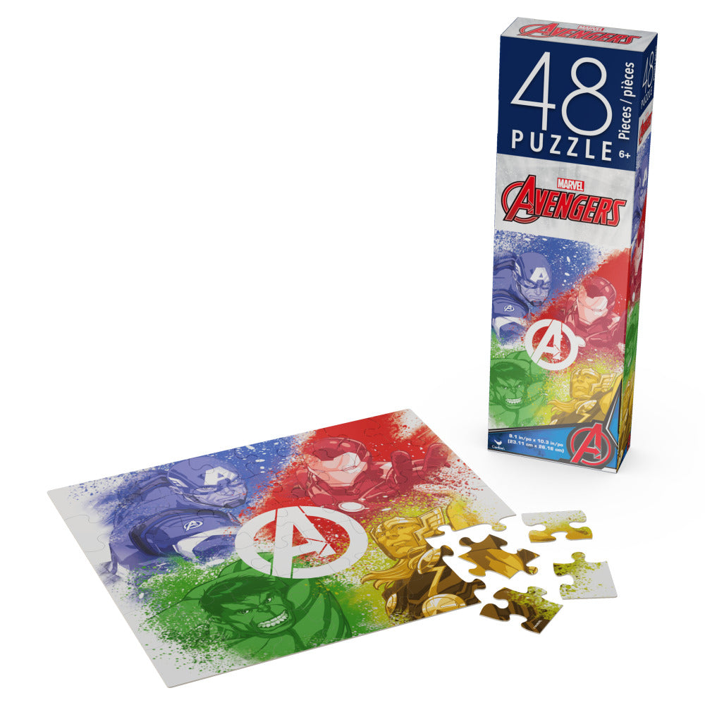 Cardinal Marvel復仇者聯盟-長盒拼圖 (48pc) Lite