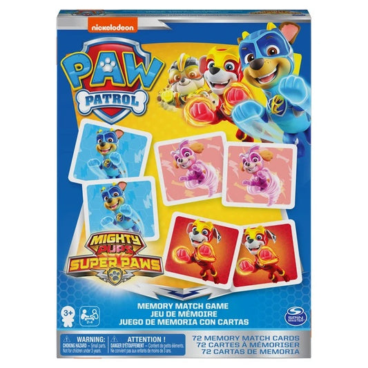 Paw Patrol Memory Match Game