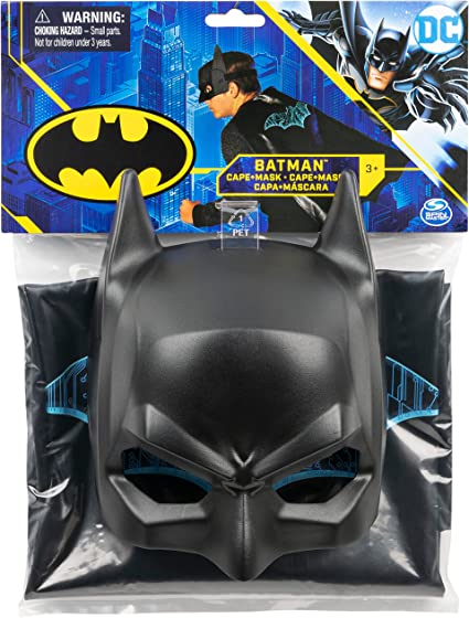 DC Heroes Batman Comics Series Kids Cosplay Set Batman Mask &amp; Cape Set