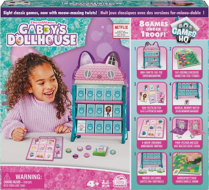 Gabby's Dollhouse HQ Game Table Games