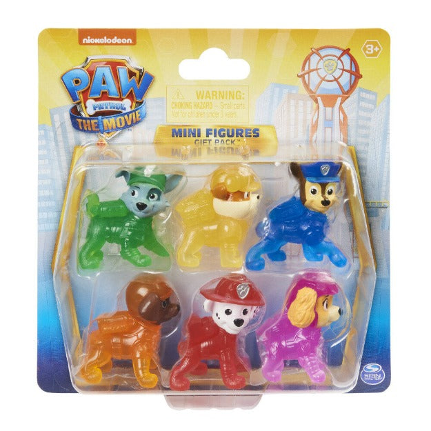 Paw Patrol The Movie Mini Figure Gift Pack 6pk