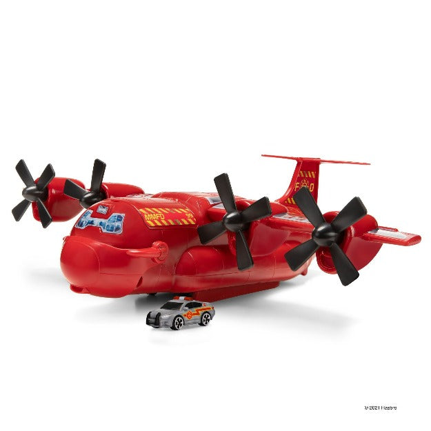 Micro Machines Fire and Rescue Cargo Transporter Plane