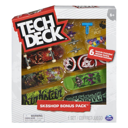Tech Deck 手指滑板 6件套裝