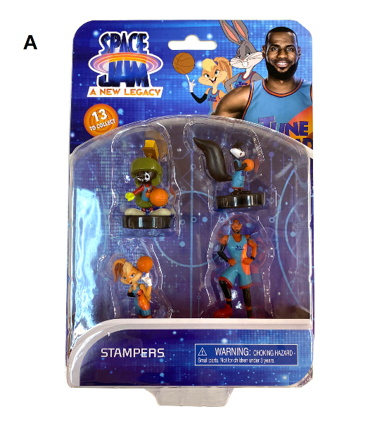 Space Jam Doll Stamps 4-Pack