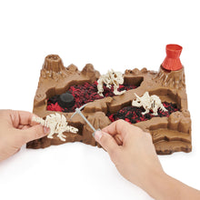 Load image into Gallery viewer, Kinetic Sand Dino Dig Playset with 10 Hidden Dinosaur Bones to Discover
