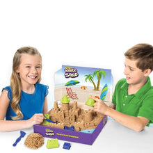 Load image into Gallery viewer, Kinetic Sand Beach Sand Kingdom Playset with 3lbs of Beach Sand
