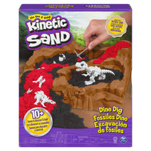 Load image into Gallery viewer, Kinetic Sand Dino Dig Playset with 10 Hidden Dinosaur Bones to Discover
