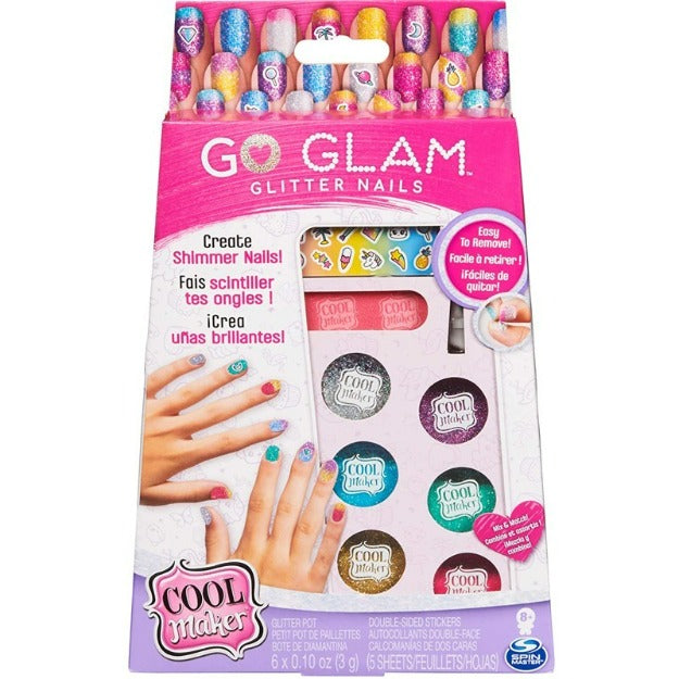 Go Glam Glitter Nail Stickers