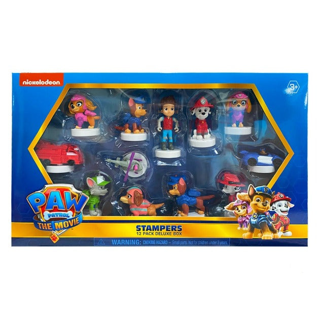 Paw Patrol The Movie Stampers 12pk Deluxe Box