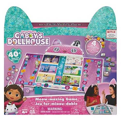 GABBY'S DOLLHOUSE Meow-Mazing Board Game Board Game
